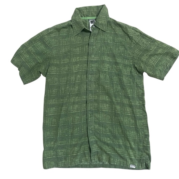 The North Face Olive Green Casual Button Down Shirt - Picture 3 of 10
